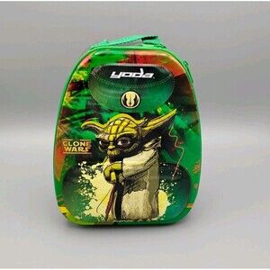 Star Wars Clone Wars Yoda Tin Backpack Arch Carry All With Straps